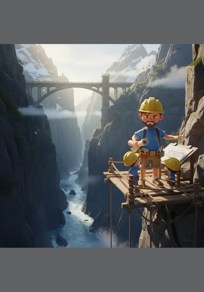 Soon, the Council commissioned Marco to design a grand bridge that would span a treacherous mountain gorge. It was a monumental task that required deep engineering knowledge and innovative solutions that could not be found in any of the old books he had copied.
