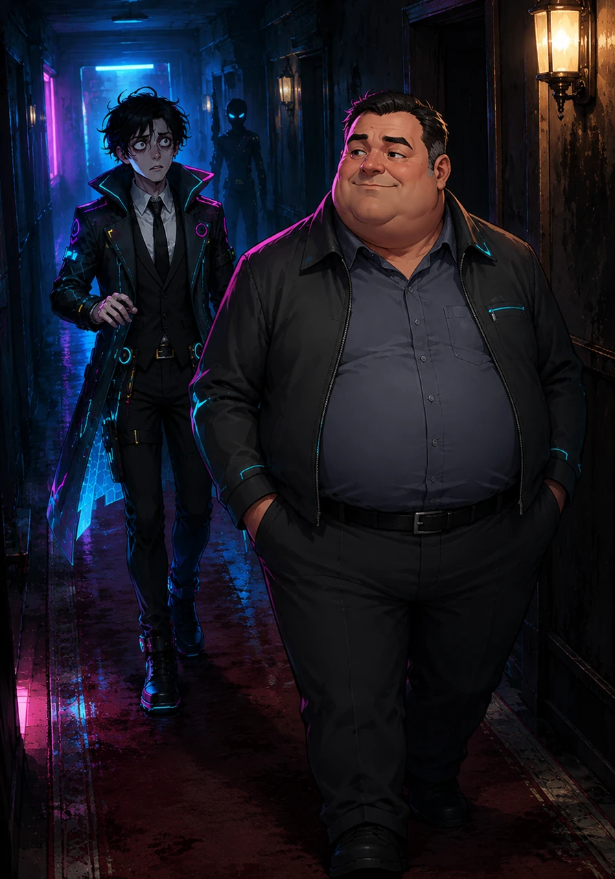 Fowler, a young writer seeking adventure, follows the portly and unassuming Ausable down the dimly lit corridor of a gloomy hotel. He is disappointed to find that the famous secret agent looks nothing like the dashing heroes in movies, appearing more like an ordinary clerk than a master of mystery.