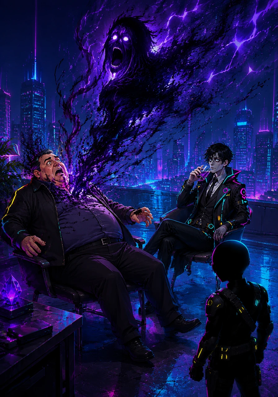 With a final, piercing scream, the dark spirit is cast out of Fowler’s body and disappears into the night forever. Fowler collapses into a chair, watching in awe as Ausable calmly sips his drink, proving once and for all that intelligence is the ultimate shield against fear.