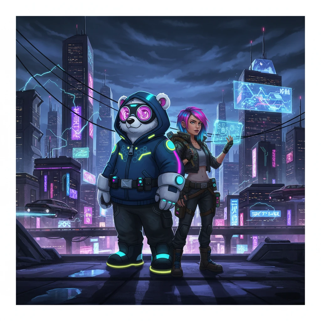 Kael: Neon Glacier - adventure