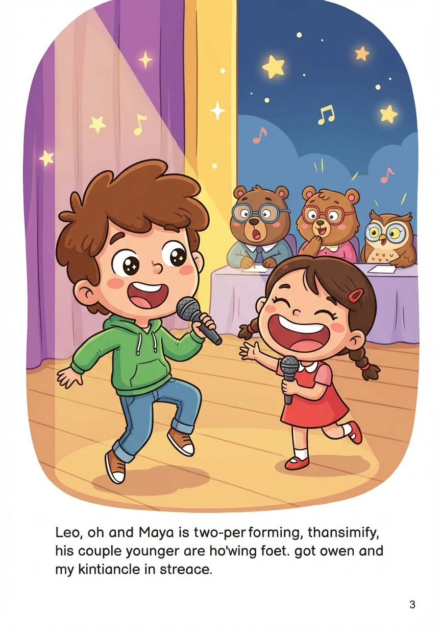 During the audition, Leo and Maya perform their version of "Tonight." The judges are impressed by their energy and talent.