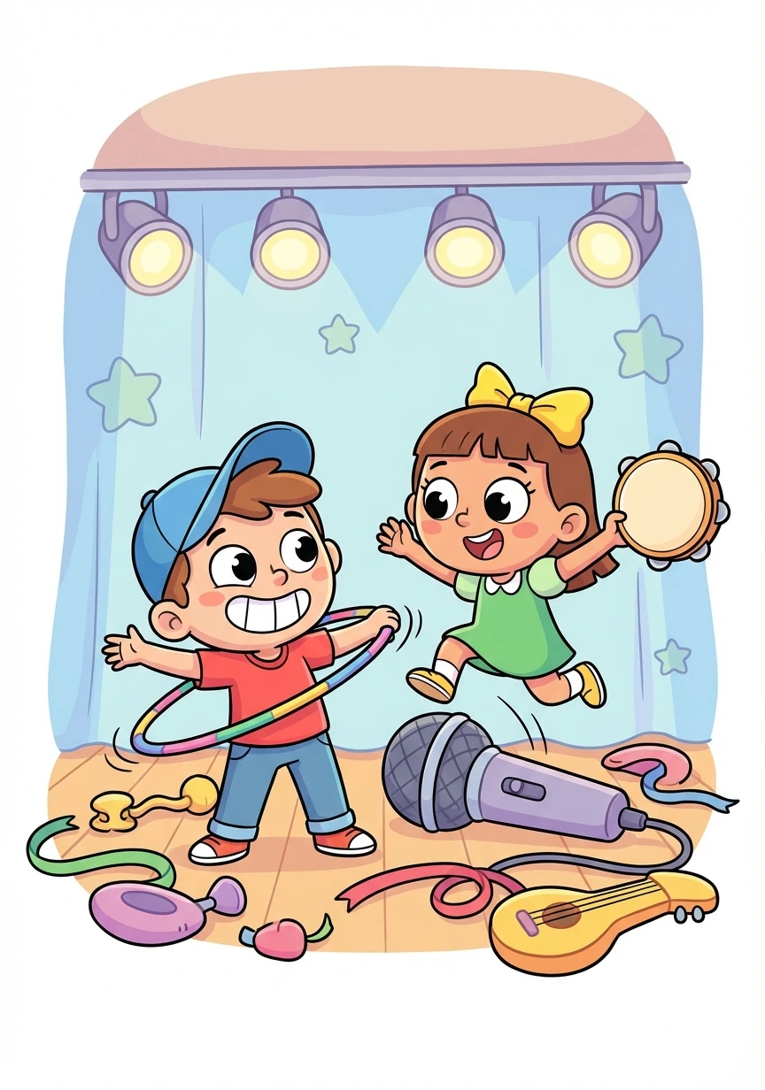 Leo and Maya are selected to perform in the talent show. They practice tirelessly, perfecting their performance and adding their own creative flair.