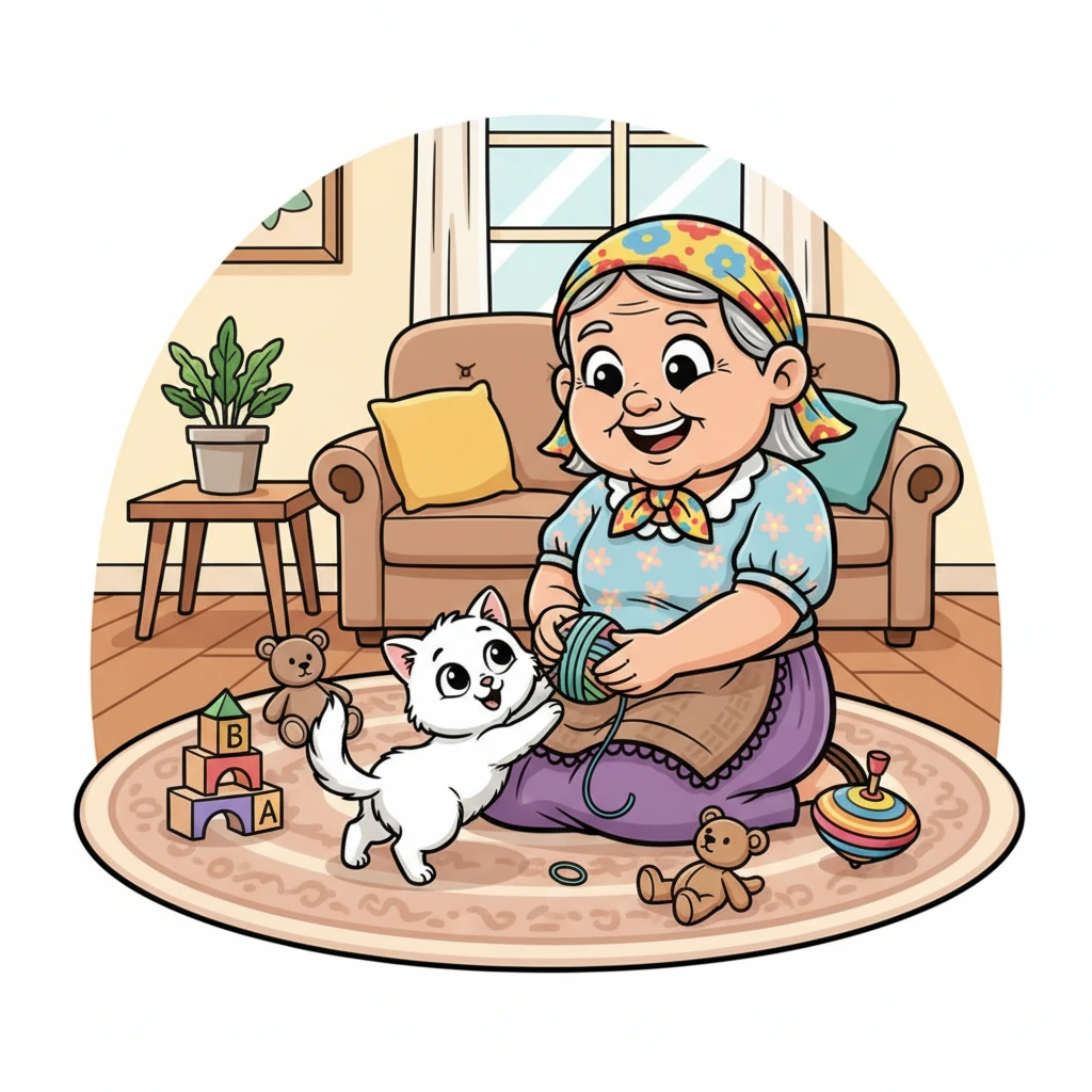 Sa wakas, nasa bahay na si Ming-Ming, ligtas at masaya sa piling ni Aling Marta. Naglalaro sila sa sala, at alam ni Aling Marta na nagkaroon sila ng isang bagong, masayang pamilya, puno ng pagmamahal at tawanan.