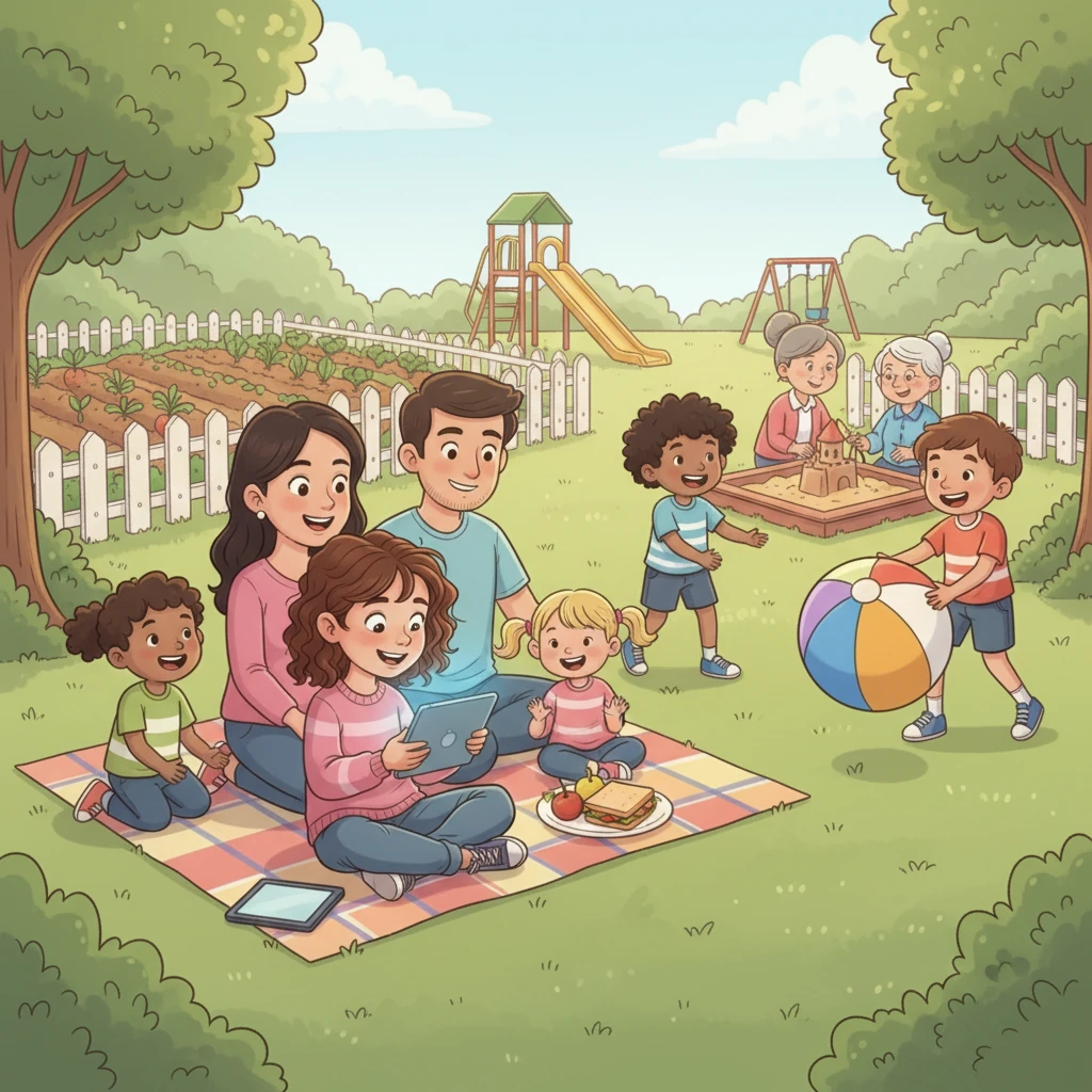 De volta à vida real, Lilica aprendeu a importância do equilíbrio. Ela usava as telas com moderação e aproveitava o tempo com sua família e amigos. Lilica entendeu que a verdadeira felicidade vem de cuidar de si e do mundo ao seu redor.