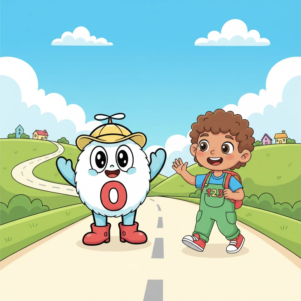 Welcome to Number Town, a cheerful place where everyone lives on a long, winding road called the number line. Right in the very middle, with a big, friendly smile, stood Zero, the heart of the town. Everyone in Number Town measured their distance from Zero.