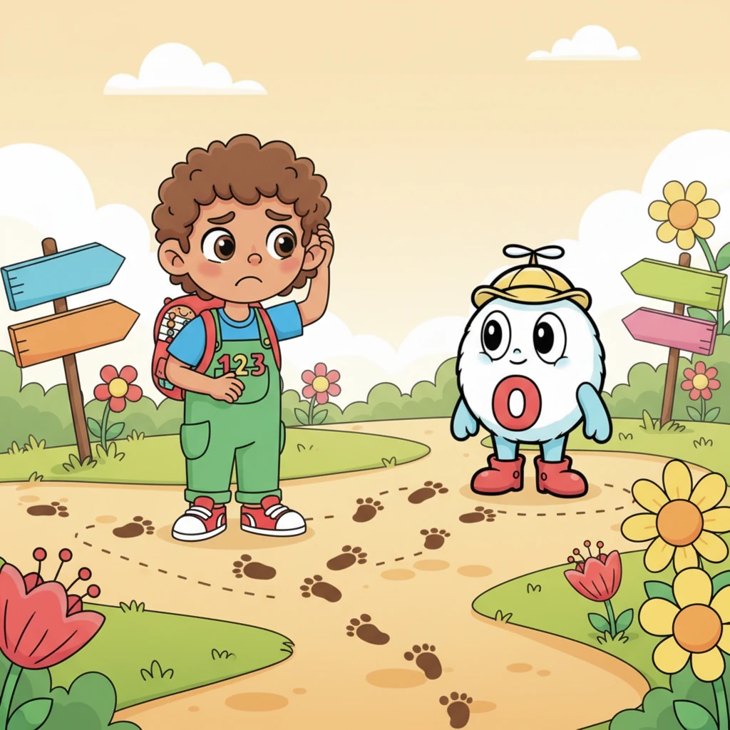 Xavier's happy face turned into a worried frown as he scratched his head. "Does this mean I have to be exactly 5 steps away from Zero?" he wondered aloud. "But which way should I go – left or right?"