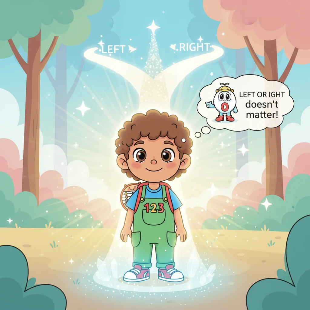 But then, a shimmering, magical glow surrounded Xavier. He remembered Zero's words: "It doesn't matter if you go left or right." He realized there was another correct answer, another path to take.