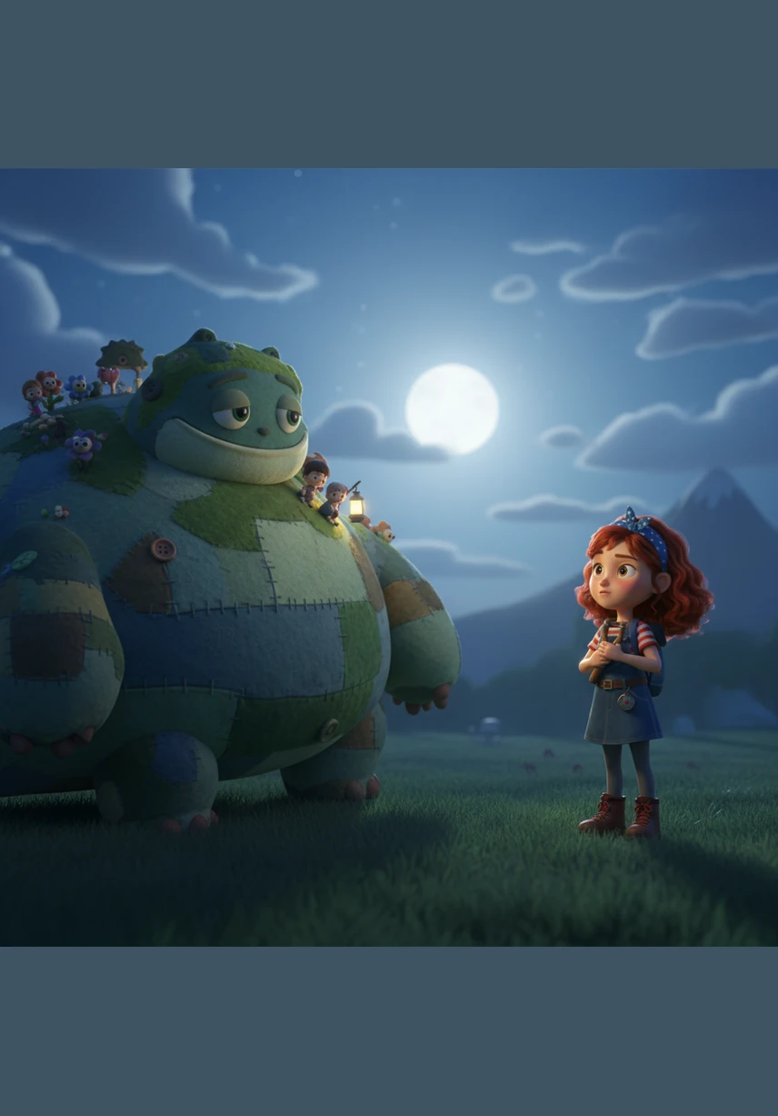 Near a hollowed-out oak tree, Lily spotted two large, amber eyes glowing softly in the darkness of a deep cave. She froze, her heart thumping like a drum, as a low, rumbling sound echoed through the still evening air.