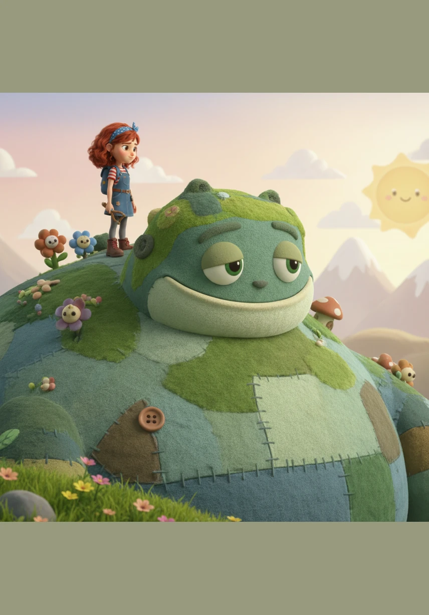 Lily hugged the monster’s giant leg and promised to return the very next morning with more flowers and stories to share. The mossy giant waved a leafy hand, watching his new friend head home with a heart full of warmth and the secret of a magical bond.