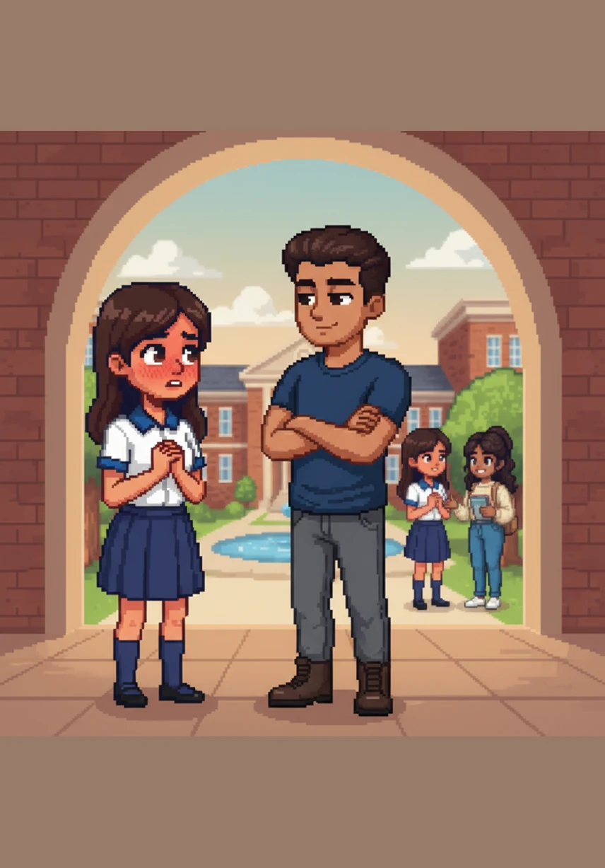 Akshee finally gathers her courage and confesses her admiration for Arjun, her face flushed with nerves and hope. Arjun listens with a cold, distant expression, deciding to lead her on only because he realizes she is friends with the beautiful girl who first caught his eye.