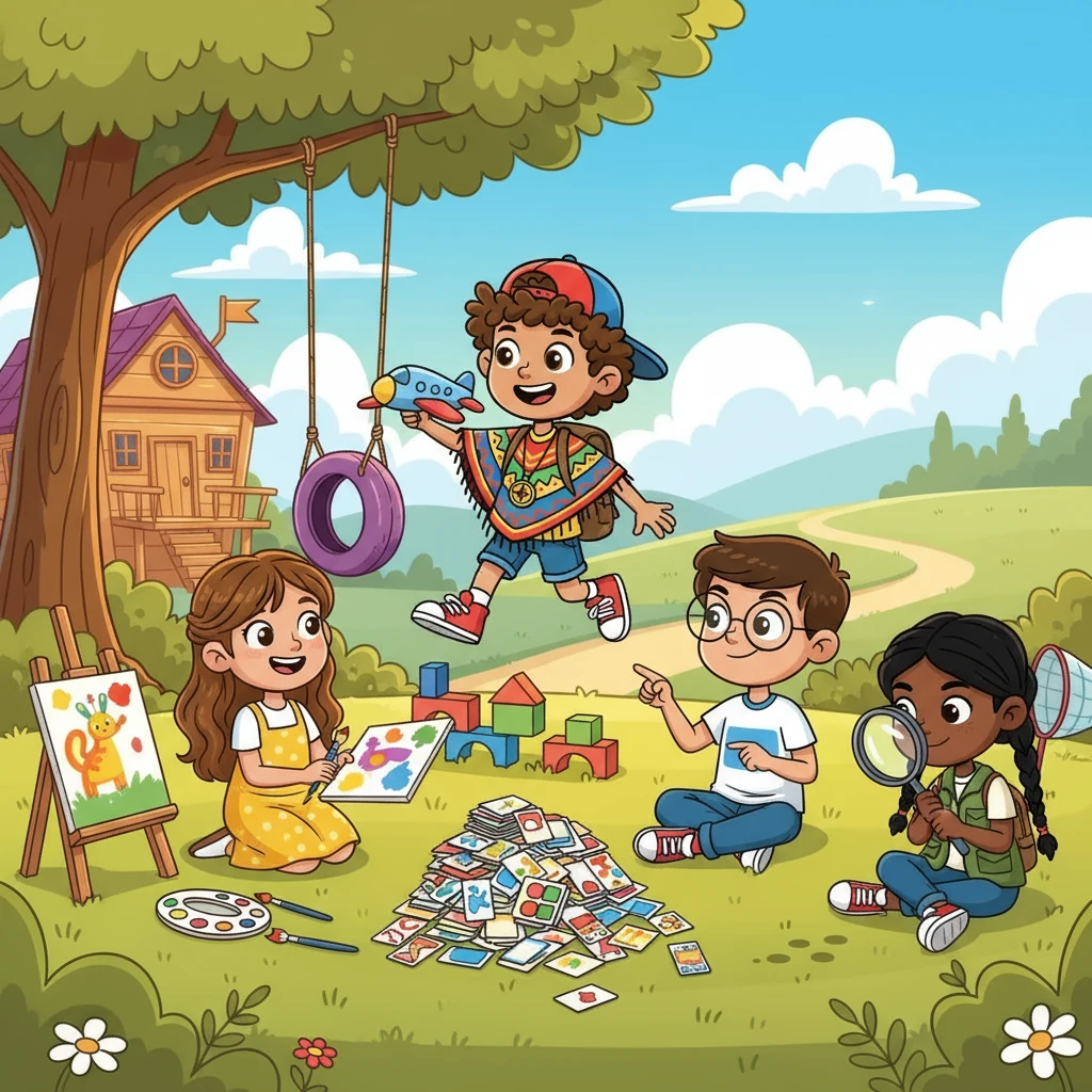 Los cuatro amigos aprendieron a jugar y a divertirse juntos, cada uno con sus propias habilidades y fortalezas. Leo era rápido y ágil, Sofía era creativa, Miguel tenía una gran memoria y Ana era una excelente observadora.