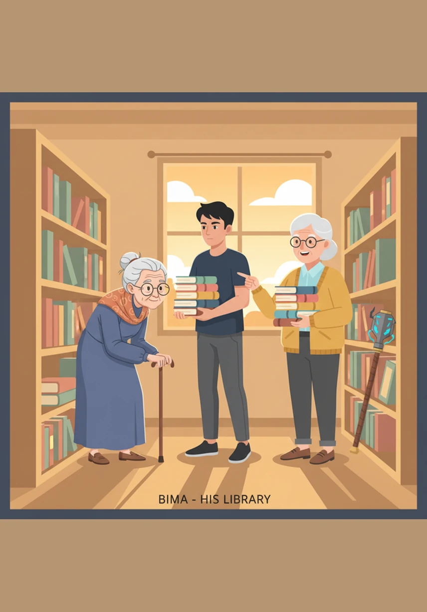 Tahun-tahun berlalu dan Bima kini telah menjadi remaja yang bekerja keras sebagai kuli panggul di pasar saat fajar menyingsing. Di waktu istirahatnya, ia terlihat selalu memegang buku dan belajar dengan tekun di bawah temaram lampu jalanan, menyimpan mimpi besar di dalam hatinya.