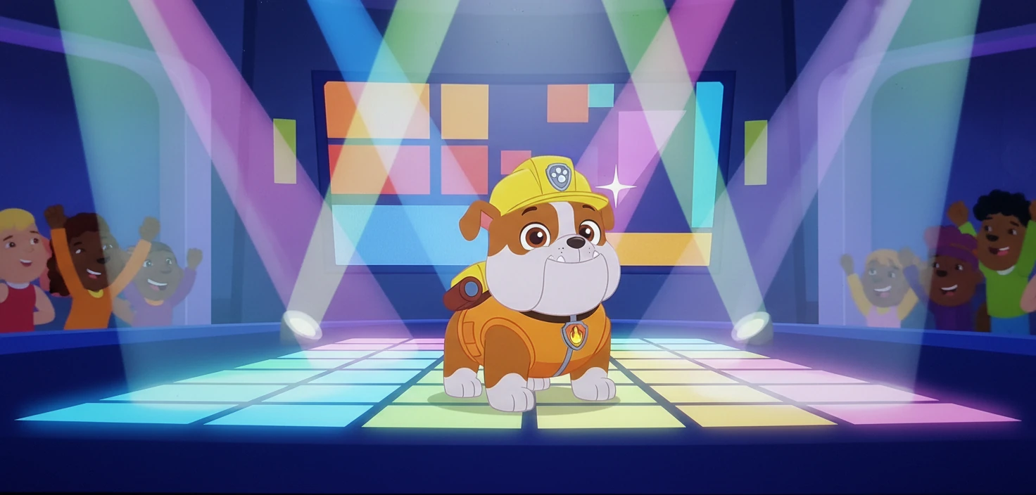 Rubble, jako Jan Pirowski, stanął na scenie Stepmania Show, w blasku reflektorów. Jego oczy błyszczały z ekscytacji, a serce biło jak dzwon. Został zaproszony do prowadzenia programu, który miał podbić serca widzów.