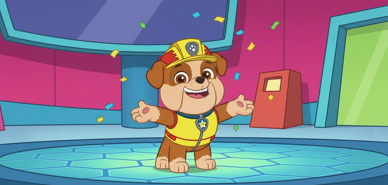 Na ekranie pojawił się napis: "Stepmania Show z Janem Pirowskim!" Rubble, z szerokim uśmiechem, przywitał widzów. Jego energia była zaraźliwa, a entuzjazm natychmiast udzielił się wszystkim.