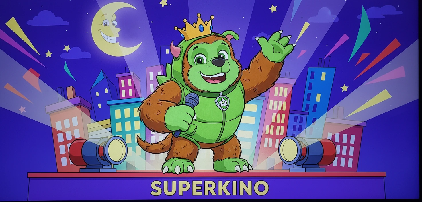 Rocky, jako King Kong-Godzilla, żegnał widzów Superkino. Obiecał więcej emocji i filmowych wrażeń.