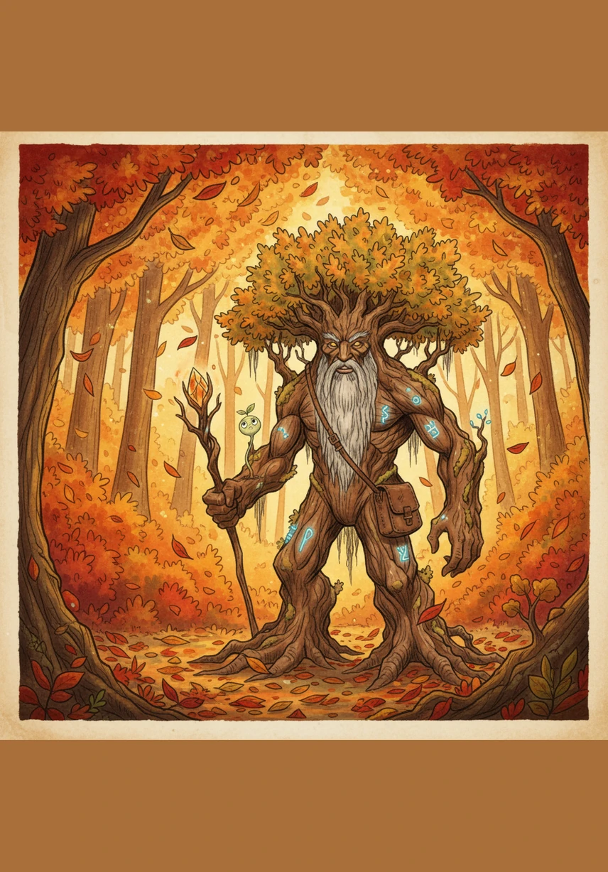 As autumn turned the woods into a sea of orange and red, Pip watched the leaves dance through the air like tiny kites. He learned that every season has its own unique color and that rushing through life means missing the view.