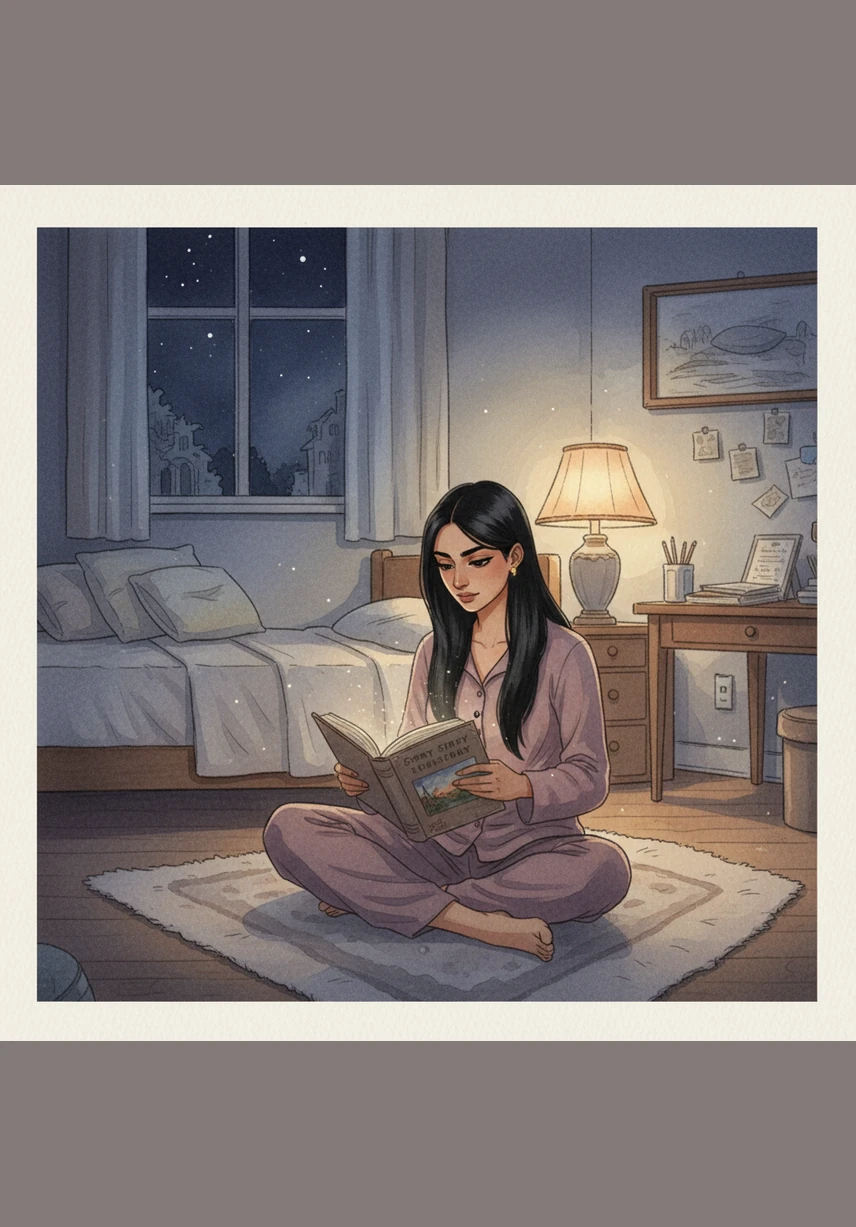 In the quiet of the night, a phone vibrates with a gentle message from Anubhav, calling her Noor Ji. Though she is a stranger to some and a secret to others, this small, steady spark is enough to keep her writing her next chapter.
