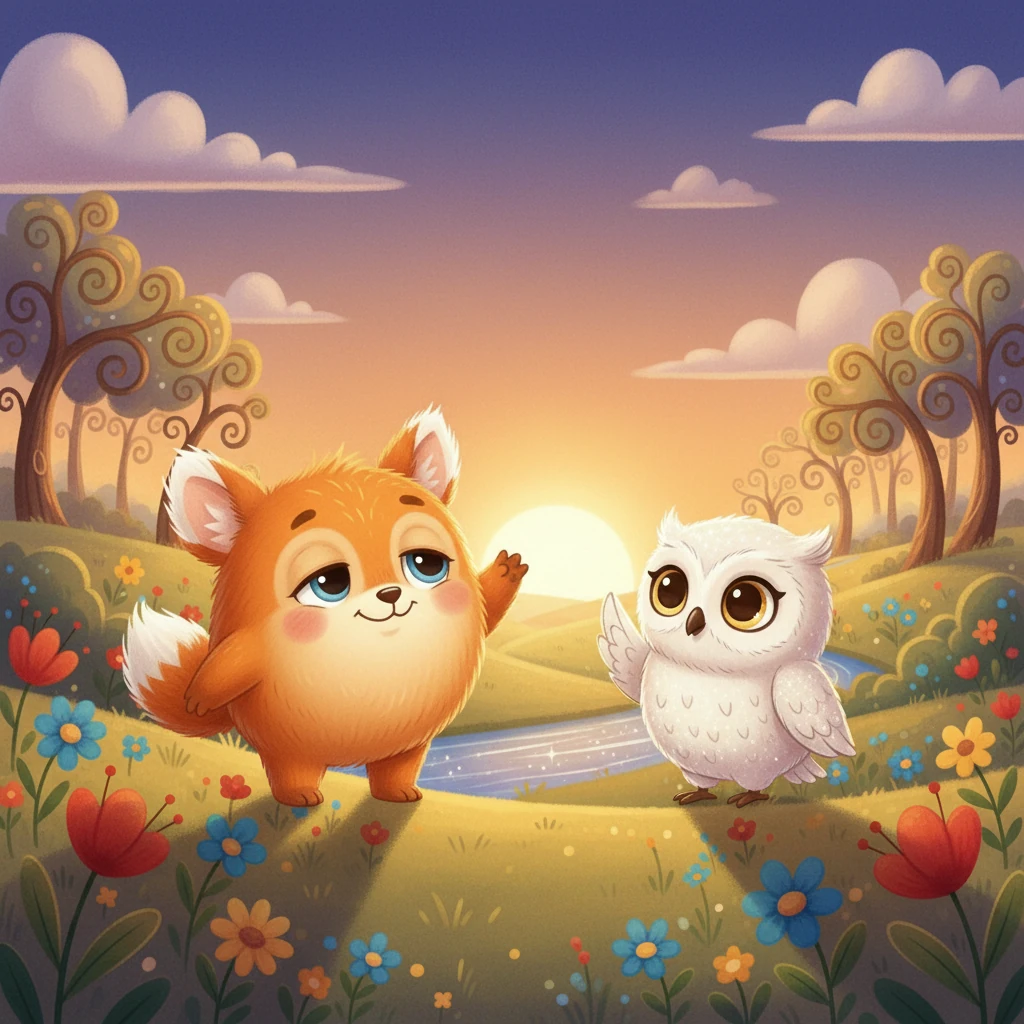 As the sun began to set, casting long shadows, Zest and Sparkle said their goodbyes. Zest promised to return the next day. Exhausted but happy, Zest knew his day was full of wonder.