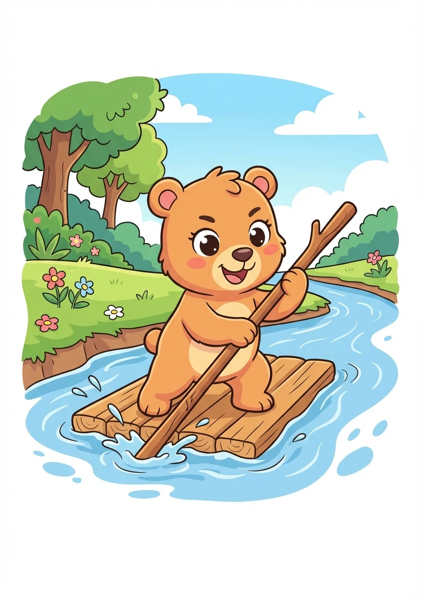 Carmela, aunque seguía sintiendo respeto por el río, ya no le tenía tanto miedo. Había descubierto que el coraje es más fuerte que el miedo.