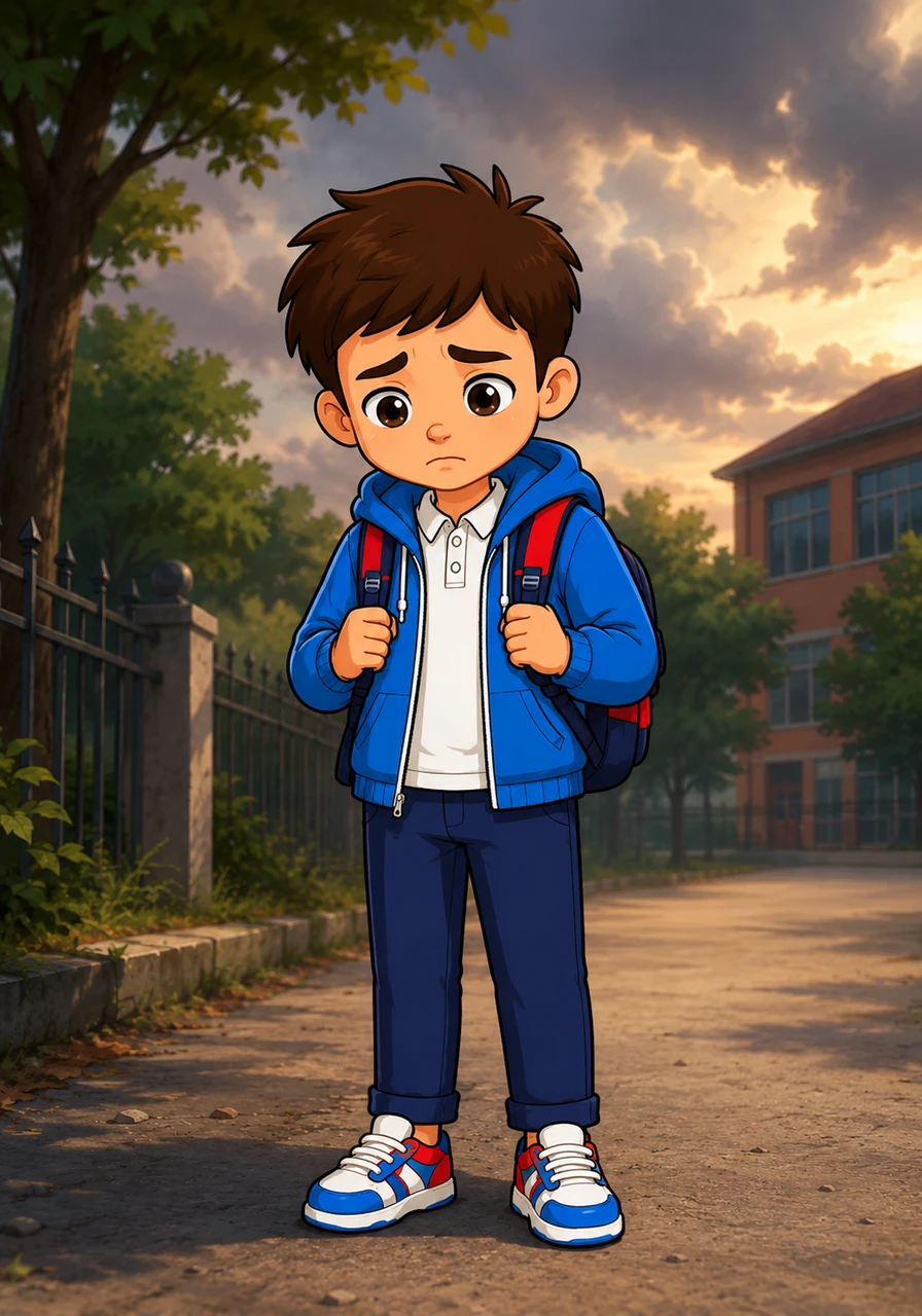 Aidar watched the scene from a distance and felt a heavy weight in his heart. He remembered his teacher's words about how a single kind act can change someone's whole world and decided he could not stay silent.