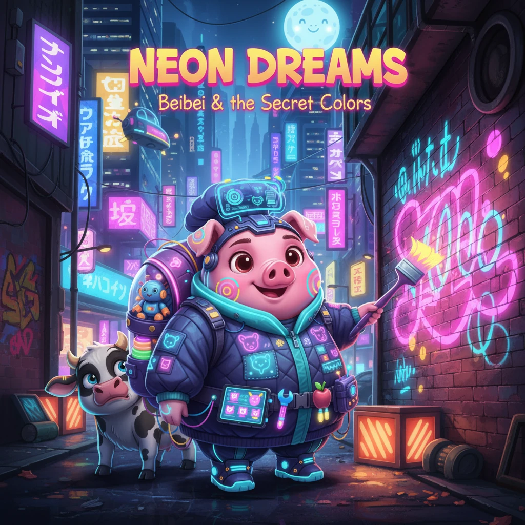 The Little Pig Who Never Stopped Drawing - Animal stories