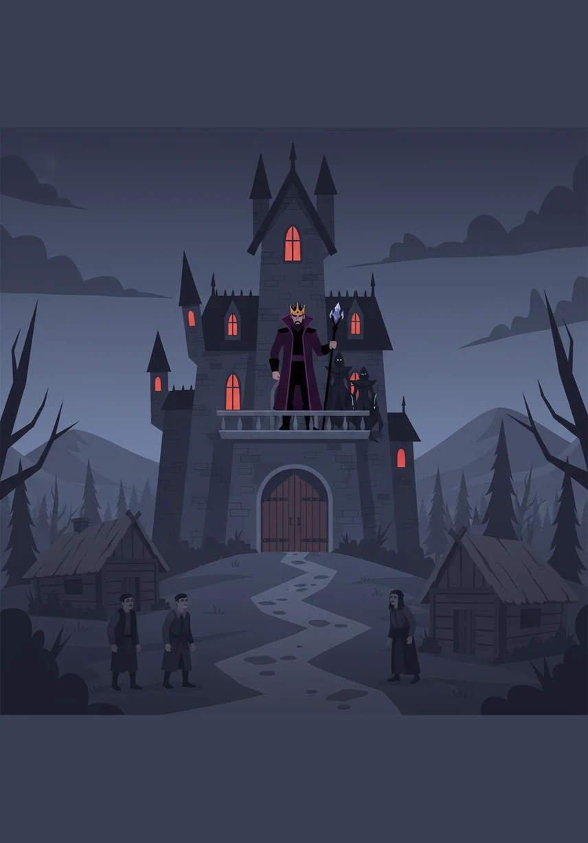 Two hundred years ago, a ruthless ruler named Roger governed Skyrope with an iron fist from his cold stone manor. His dark legacy and the stories of his cruel reign still linger in the whispers of the oldest villagers.