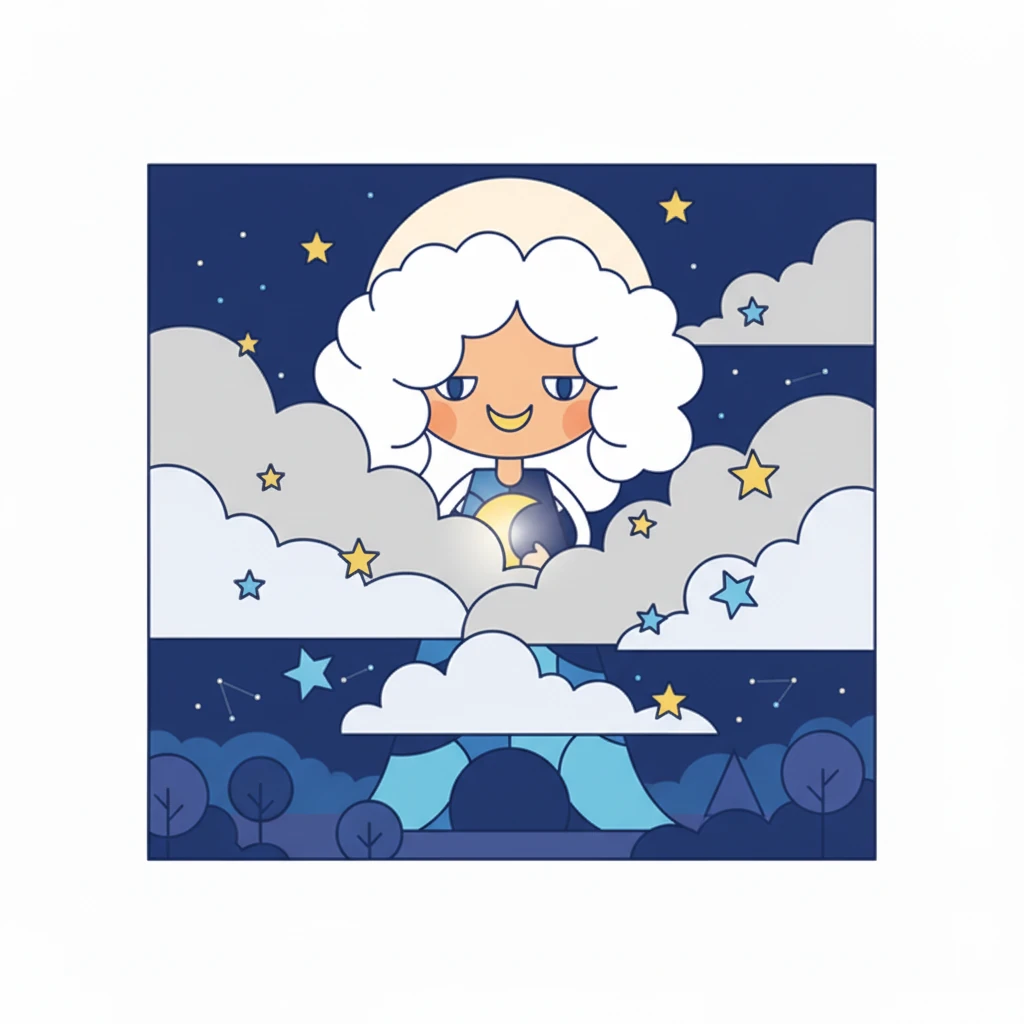 Luna's Shy Night - bedtime