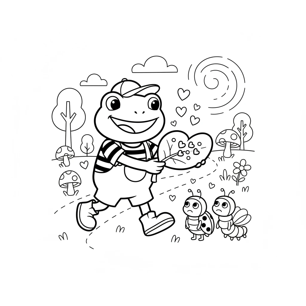 frog coloring pages