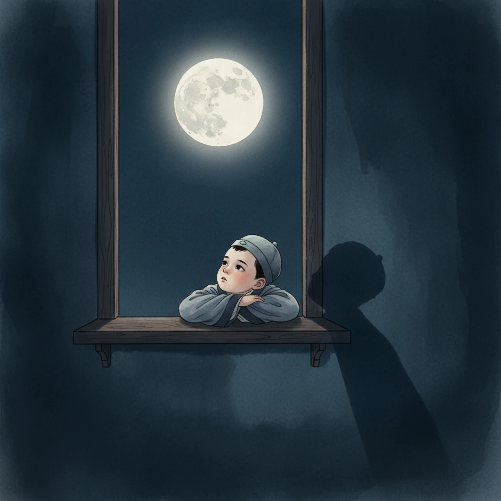 月光下的思念:小诗人的静夜 - historical