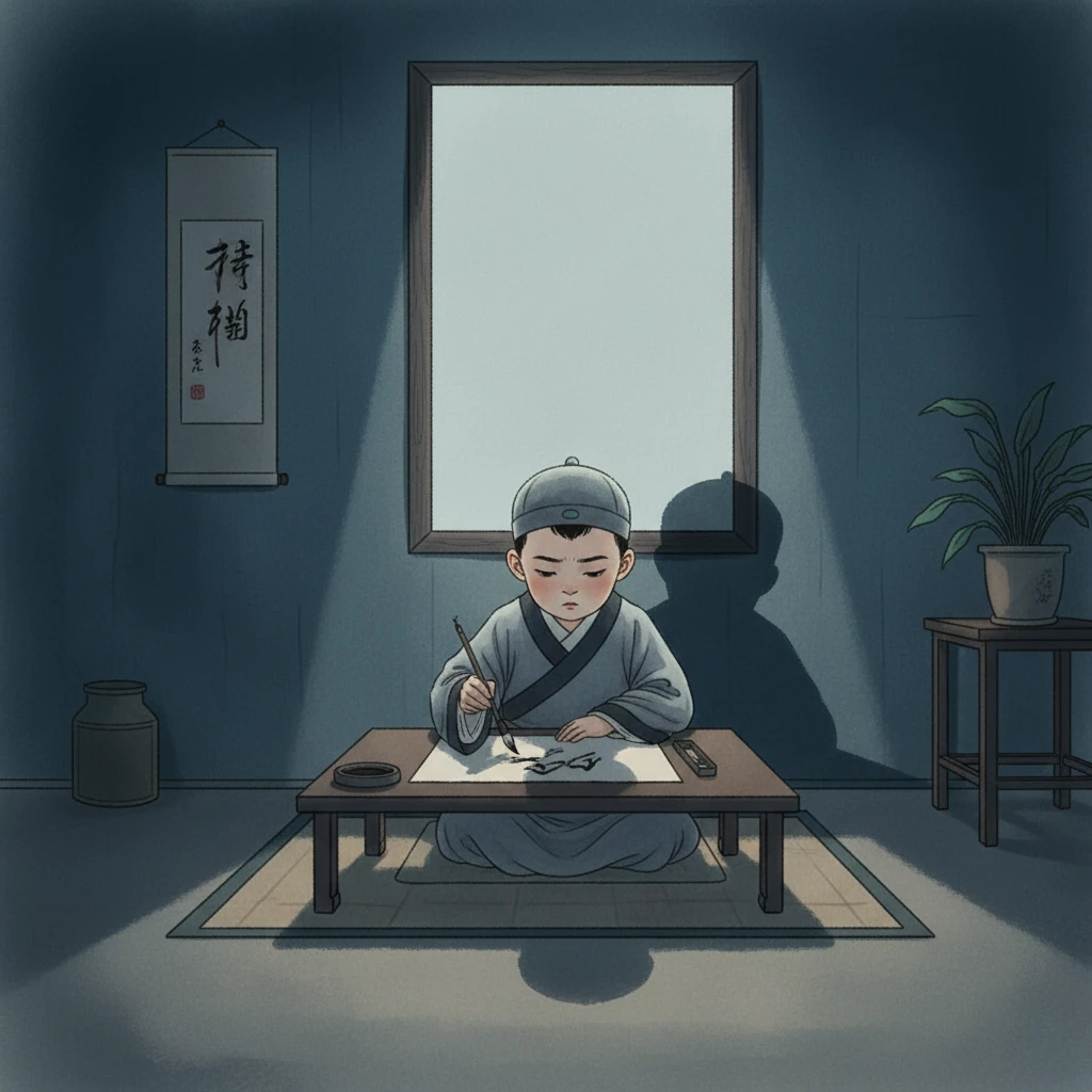 小李白拿起笔,在纸上写下了几行字。那稚嫩的笔迹,却承载着他最真挚的感情:床前明月光,疑是地上霜。举头望明月,低头思故乡。