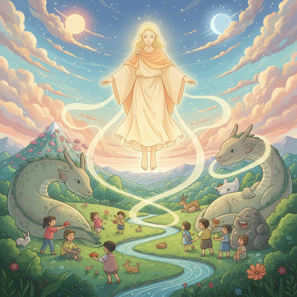 地球恢复了宁静，闪耀继续守护着这颗星球。他知道，即使是强大的怪兽，也需要关爱和理解。他的故事将永远流传，激励着人们勇敢面对挑战，传递爱与和平。