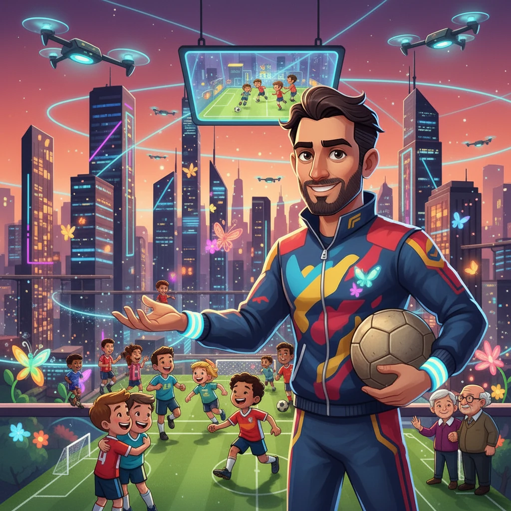 Al amanecer, las luces se encendieron de nuevo. En el marcador apareció un mensaje final: “Prueba superada. El fútbol vive en ti, Samuel Barreto.” La 21 Fútbol Club se convirtió en un símbolo de unión, esfuerzo y amor por el juego, donde el futuro y la tradición se abrazaban.