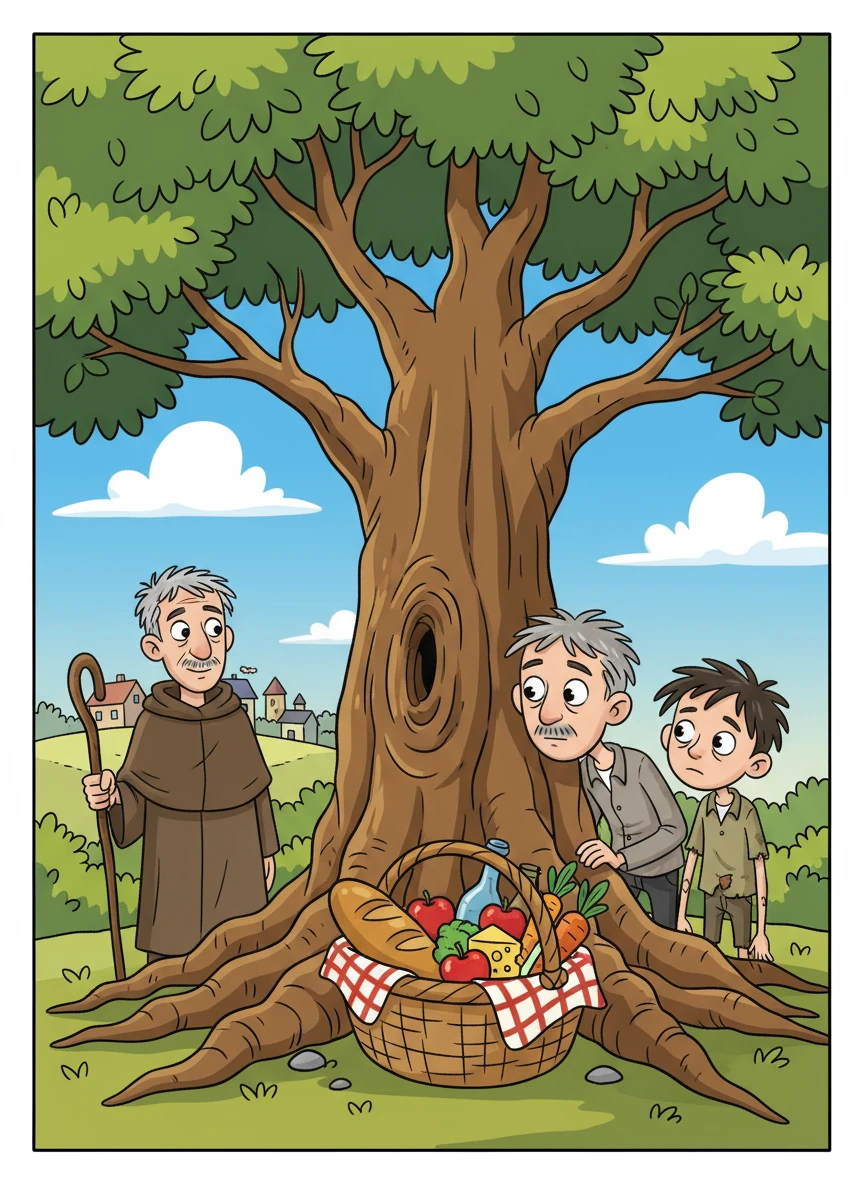 The shepherd, moved by their story, carried a message back to Leghia. Antal's great-grandmother prepared a basket of food and left it at the foot of their childhood climbing tree. Eventually, Antal and his friend emerged, gaunt but alive, their journey home complete.
