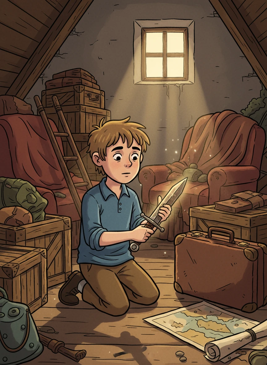 Years later, Csaba, Antal's descendant, discovered a worn dagger, a silent testament to his great-grandfather's journey. Holding the dagger, Csaba felt the weight of history and the enduring legacy of survival, a reminder that even in the darkest times, the will to return home can light the way.