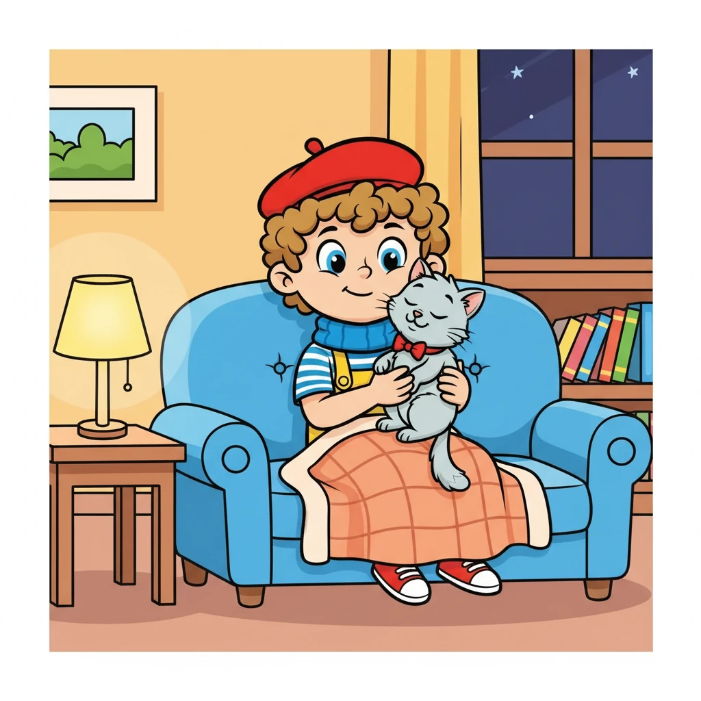 Le soir, après le dîner, ils se blottissaient ensemble sur le canapé. Haythem caressait Ninat, tandis que celle-ci ronronnait paisiblement, un signe de bonheur et de sécurité.