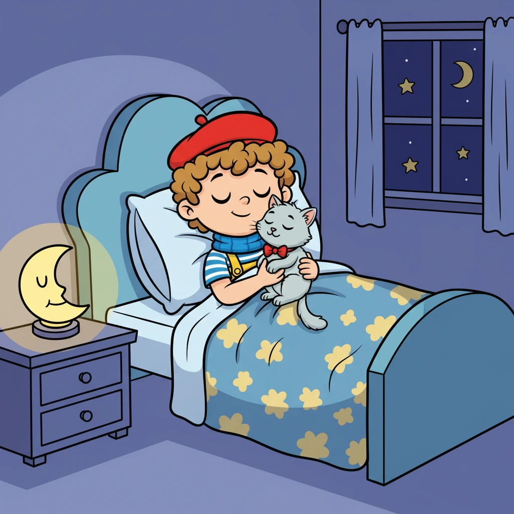 Au coucher, Haythem et Ninat se souhaitaient bonne nuit. Ninat se blottissait contre lui, prête pour une nuit de doux rêves. Haythem savait qu'il avait la plus fidèle des amies à ses côtés.