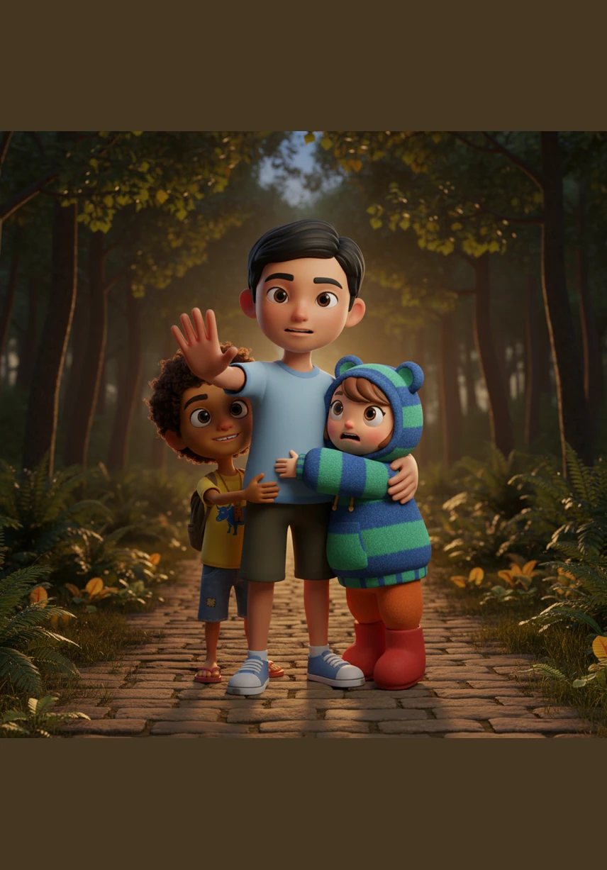 Bilang panganay, mabilis na kumilos si Allan upang protektahan ang kanyang mga nakababatang kapatid at dinala sila patungo sa loob ng kanilang bahay. Agad nilang ibinalita sa kanilang mga magulang ang nakitang panganib para humingi ng tulong.