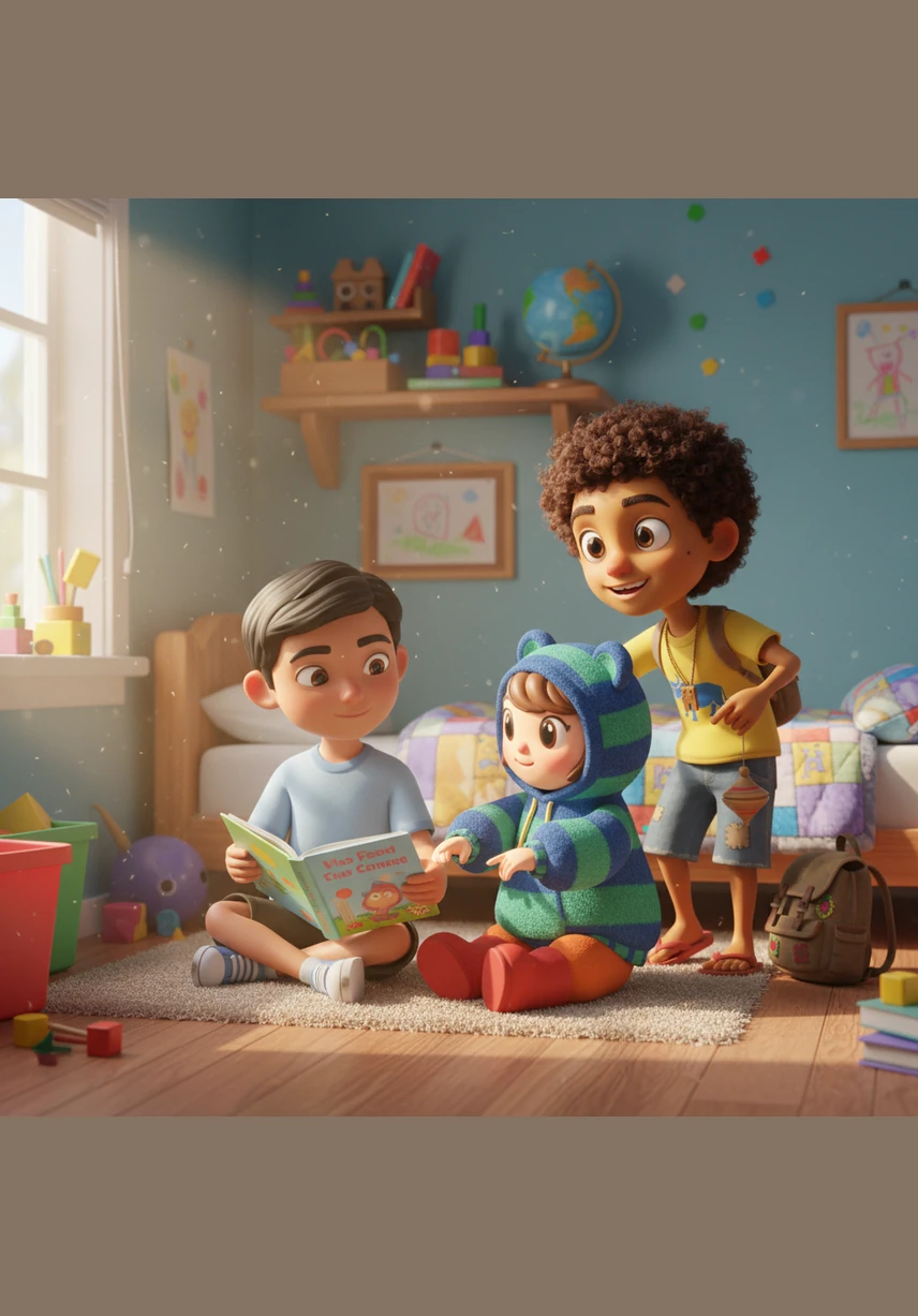 Kinabukasan, nagising ang magkakapatid sa amoy ng masarap na almusal na may kasamang mangga, mani, at melon sa hapag-kainan. Tuwang-tuwa sila nang malaman na bibiyahe sila patungong Masbate para sa isang espesyal na bakasyon.