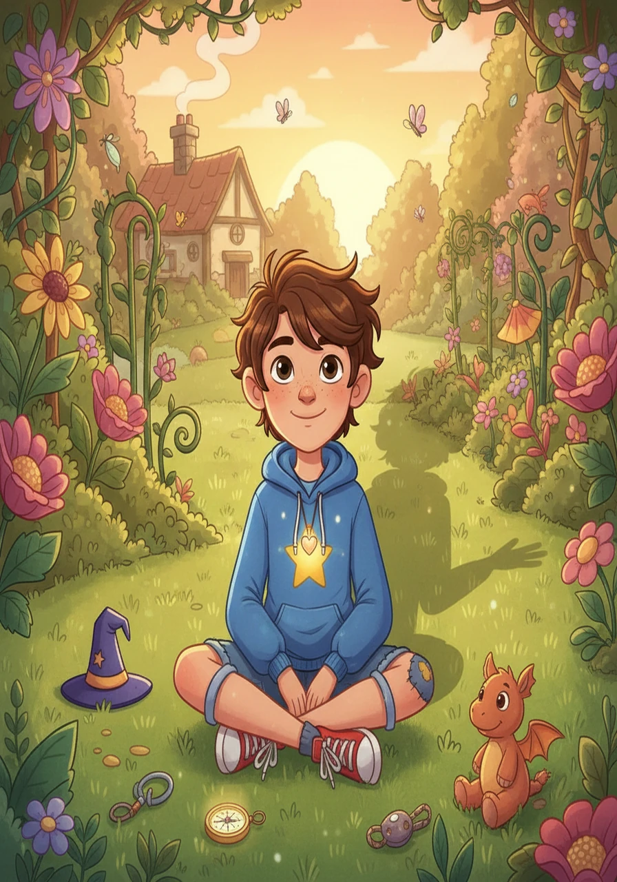 Back in Grandma's garden, Alex reflected on their adventures. They realized that true strength came not just from superpowers, but from kindness and the courage to help others. Alex smiled, knowing that being super was not about the powers, but about the heart.