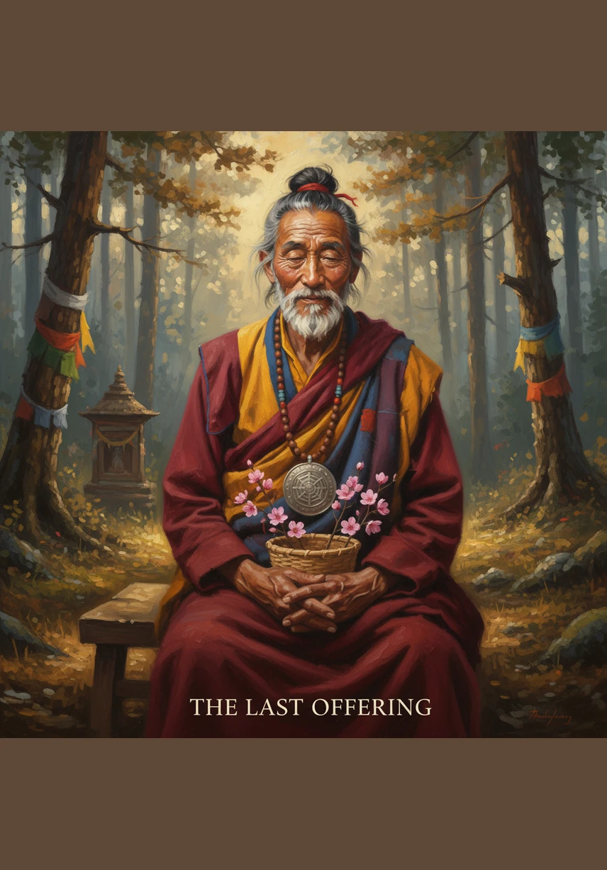 En este plano etéreo, Tenzin se encuentra con luces radiantes de colores vibrantes y figuras simbólicas que representan sus propias proyecciones mentales. El monje en la tierra sigue leyendo las instrucciones sagradas, recordándole que no debe tener miedo de las visiones, pues son solo reflejos de su propia mente. Cada paso en el Bardo es una oportunidad para alcanzar la iluminación o elegir un renacimiento lleno de sabiduría.