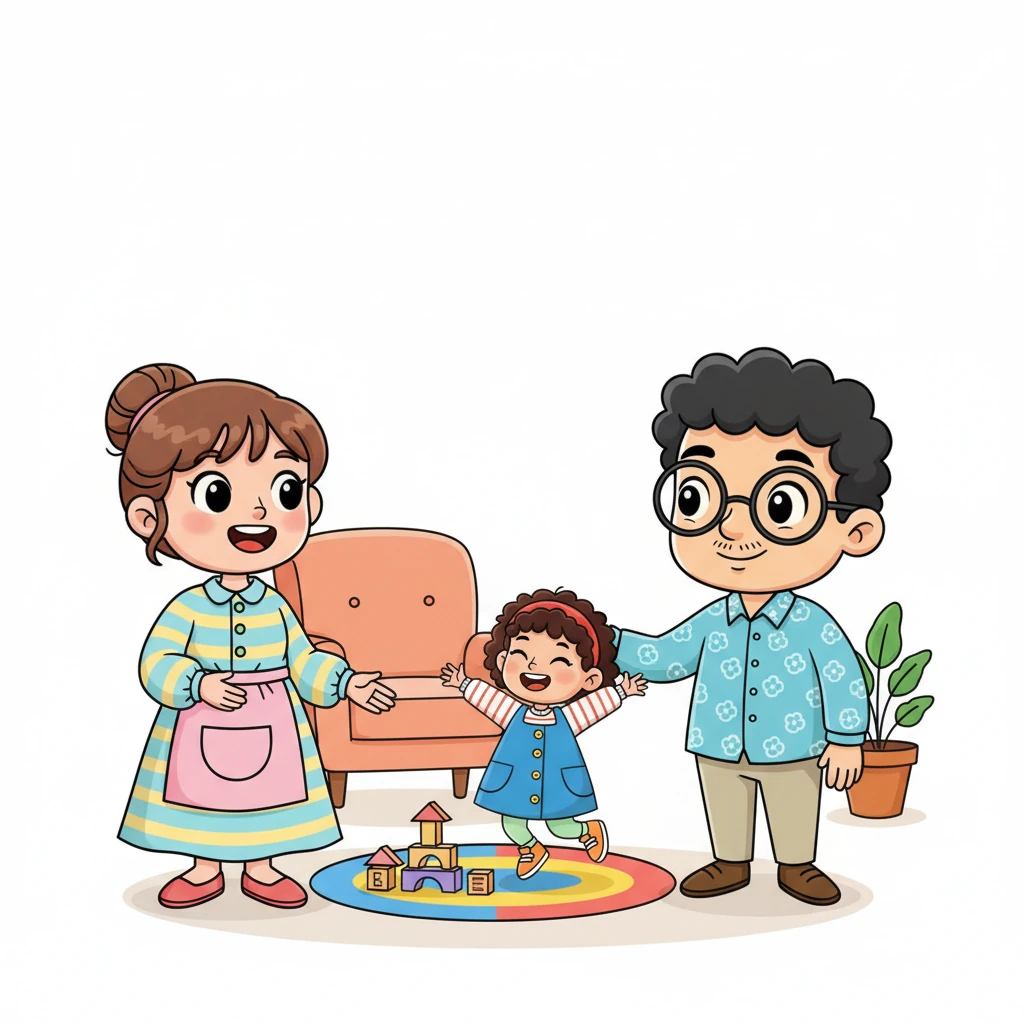 Bu Guru berbicara dengan Ayah dan Ibu Lili, menjelaskan betapa pentingnya kehadiran mereka, bahkan untuk hal-hal kecil. Ayah dan Ibu Lili menyadari bahwa waktu bersama adalah hadiah terbaik untuk putri mereka.