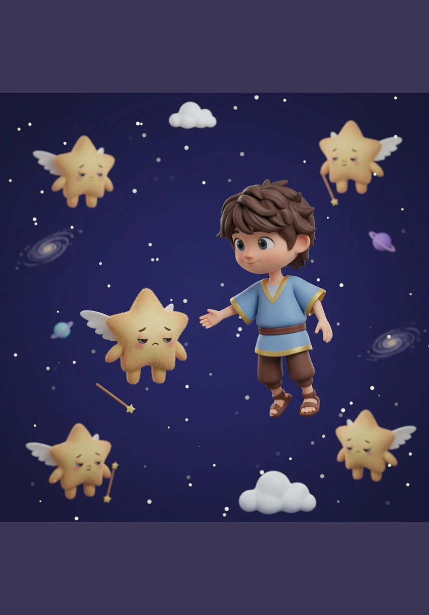 He approached one small, weary star and asked why it looked so unhappy. The star sighed softly, explaining that they had been shining for so long that they had simply forgotten how to rest.