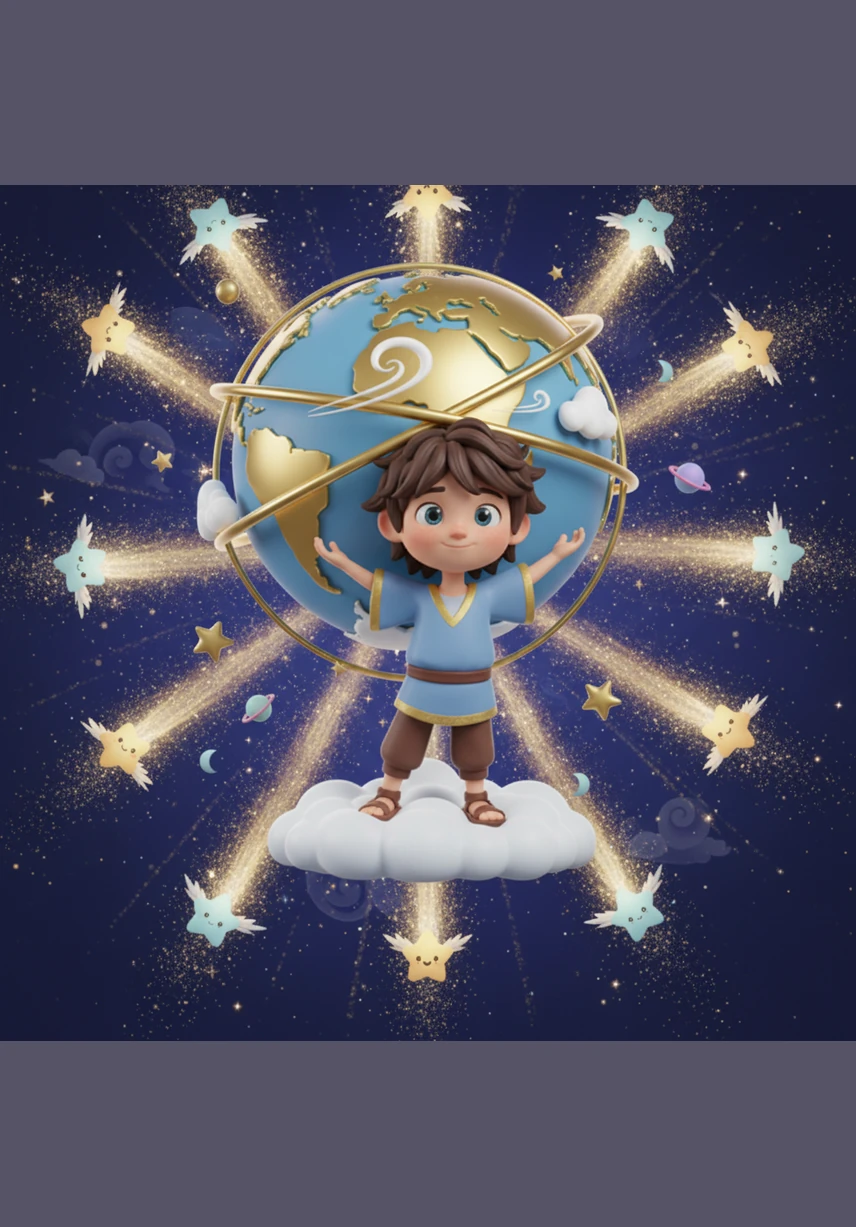 When the stars finally woke up, they erupted into a magnificent display of brilliance, sparkling brighter than Atlas had ever seen. The sky whispered its thanks, realizing that Atlas had fixed the heavens not with magic, but with pure kindness.