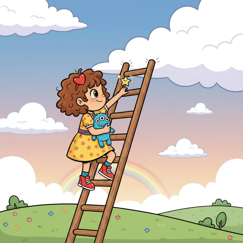 E assim, Sofia e seu papai criaram uma linda memória, mostrando que o amor e a paciência podem transformar até os medos mais difíceis em alegrias e aprendizados. Agora, Sofia está pronta para qualquer aventura!