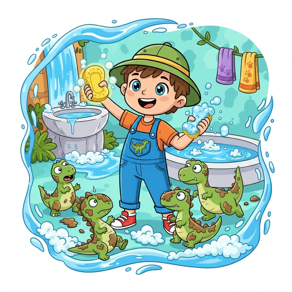 Максим и Грязные Динозаврики - Educational stories