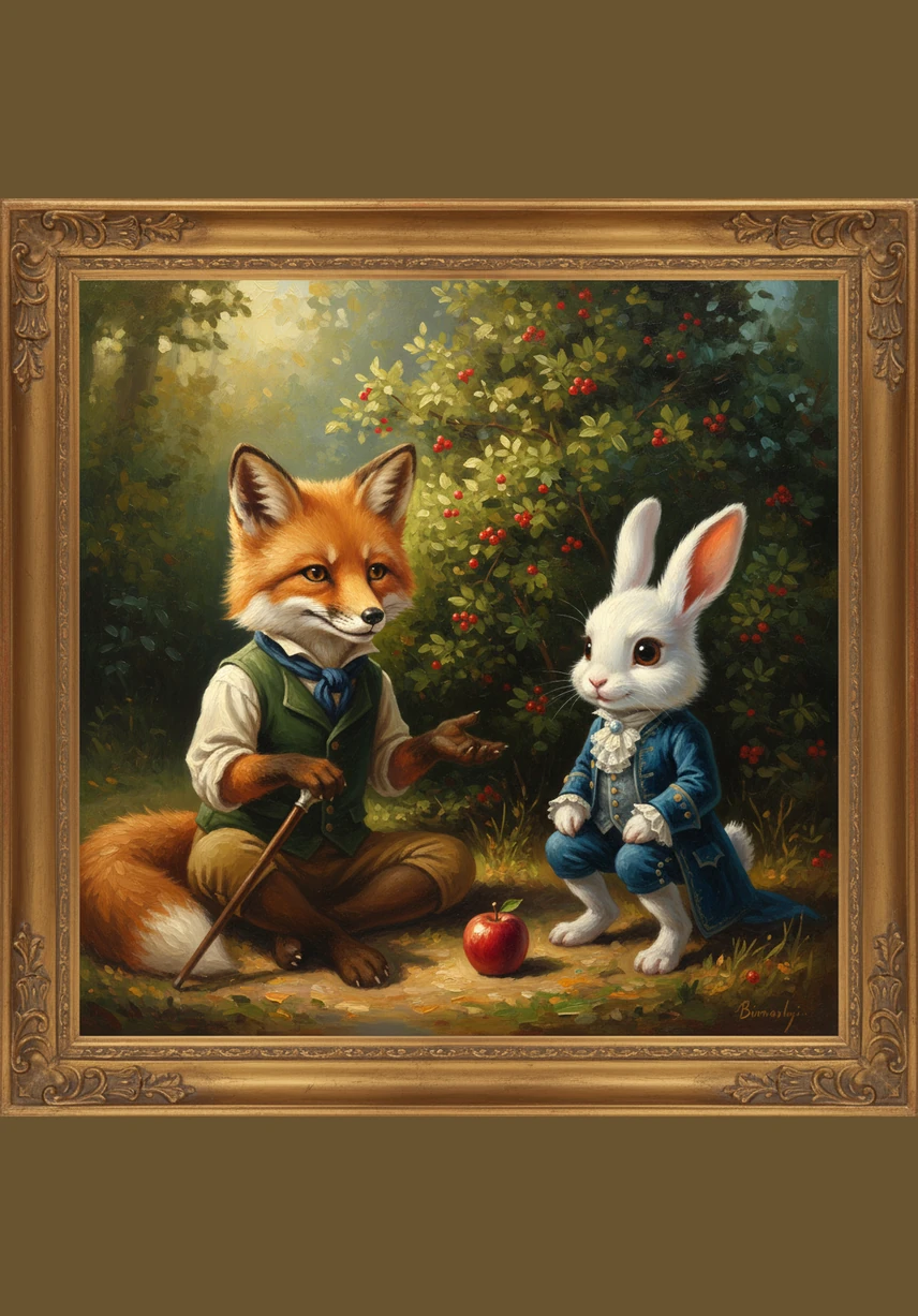 They stopped to share a snack of sweet wild berries that Finnegan had discovered near a sun-drenched bush. As they ate, they shared stories of their favorite things, realizing they both loved the sound of the wind in the trees and the smell of fresh rain.