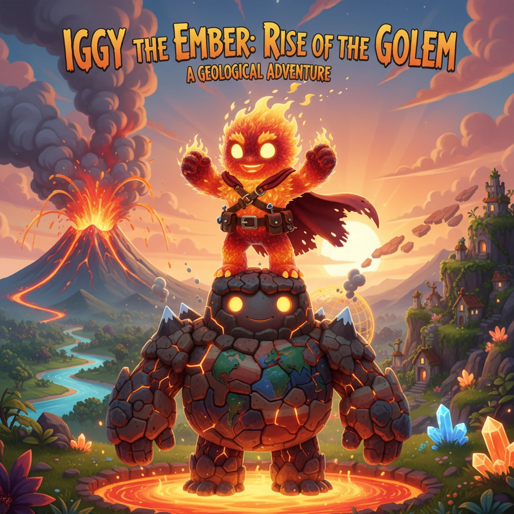 Iggy's Fiery Journey: The Birth of a Volcano - educational