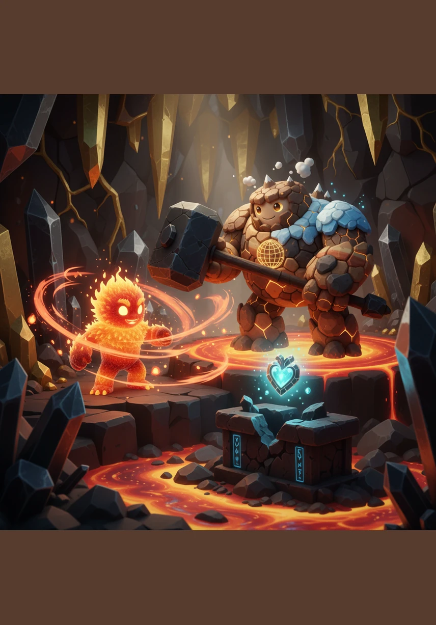 Because the magma was lighter than the heavy rocks around it, it began to wiggle and squeeze through every tiny crack it could find. Iggy started his long climb toward the surface, pushed upward by the pressure from below.