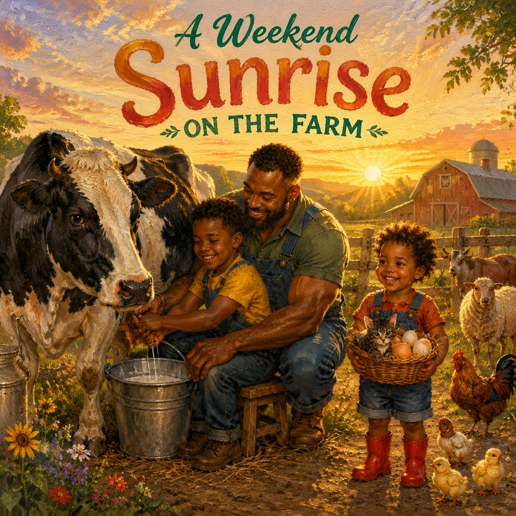 A Weekend Sunrise on the Farm - Family stories