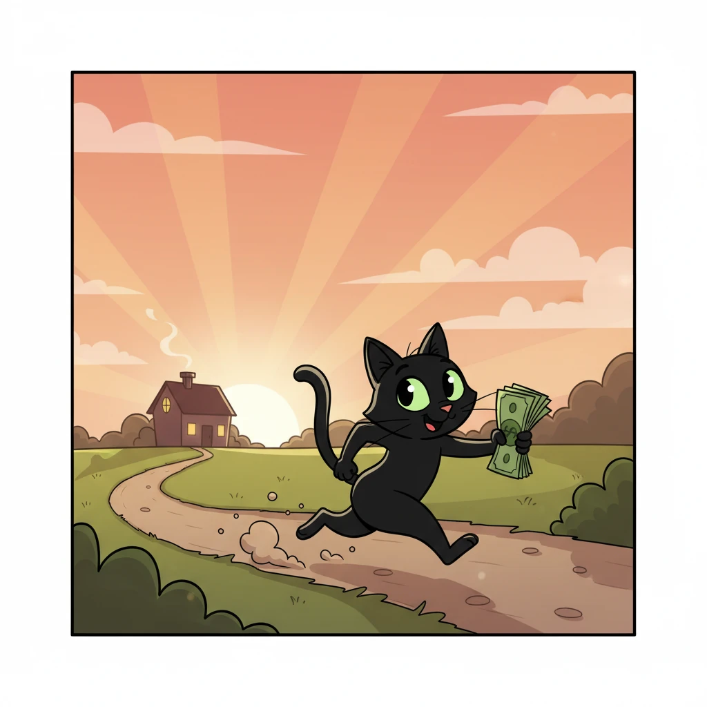 As the sun began to dip below the horizon, painting the sky in hues of orange and pink, Zoom felt a pleasant tiredness. Her run had been long and full of discoveries, and her heart was full. It was time to head home.